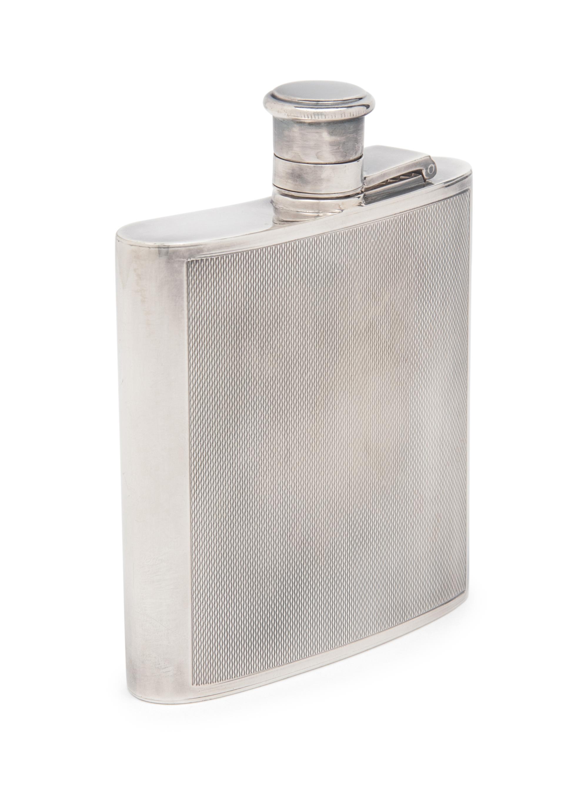 HERMÈS SILVER-PLATED FLASK
