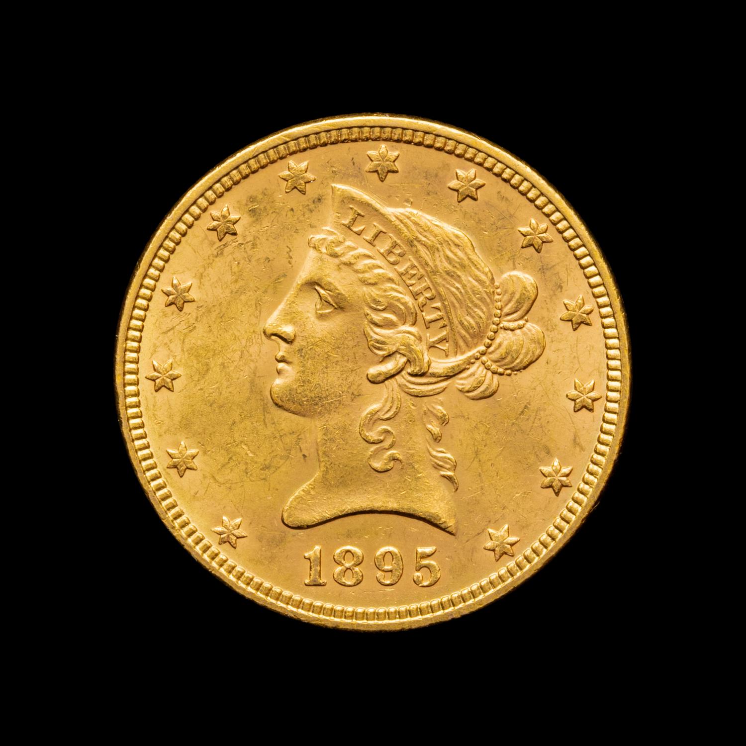 An 1895 Liberty Head $10 Gold Coin