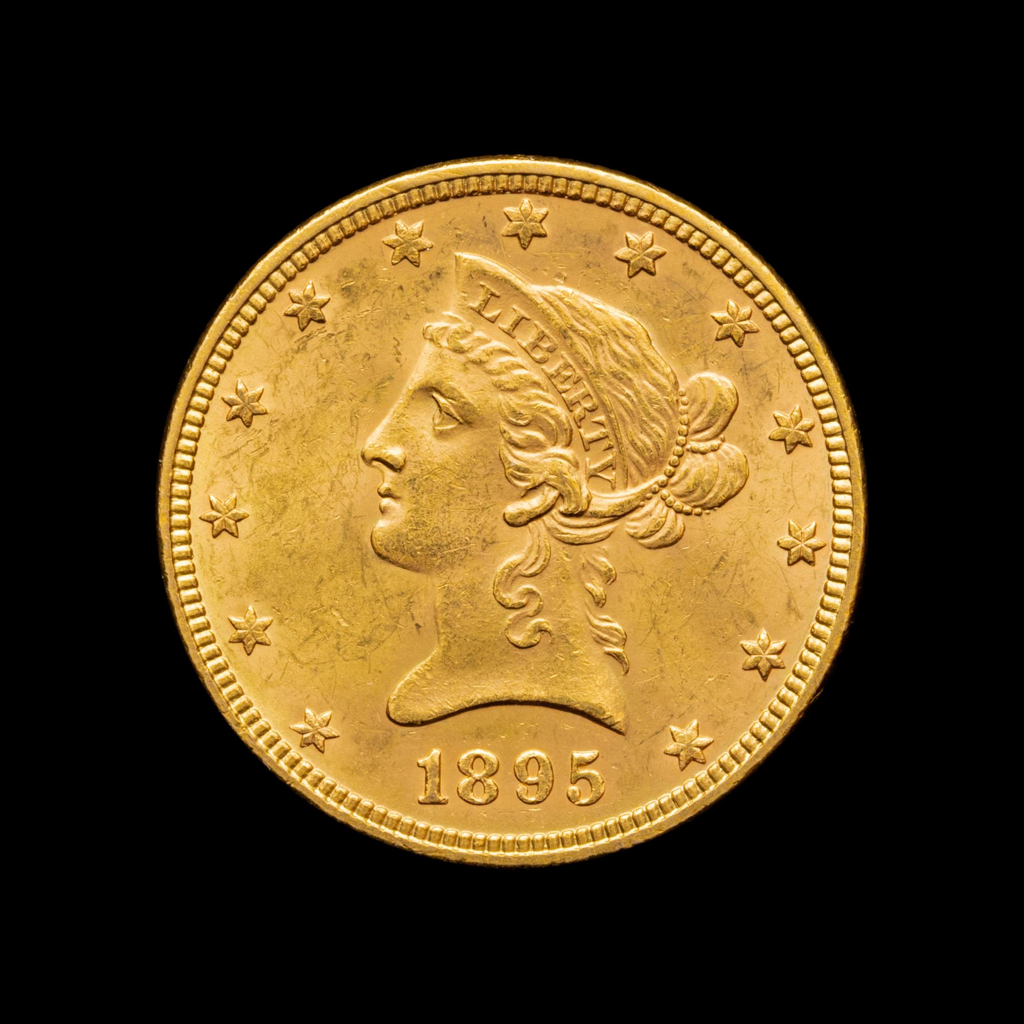 An 1895 Liberty Head $10 Gold Coin