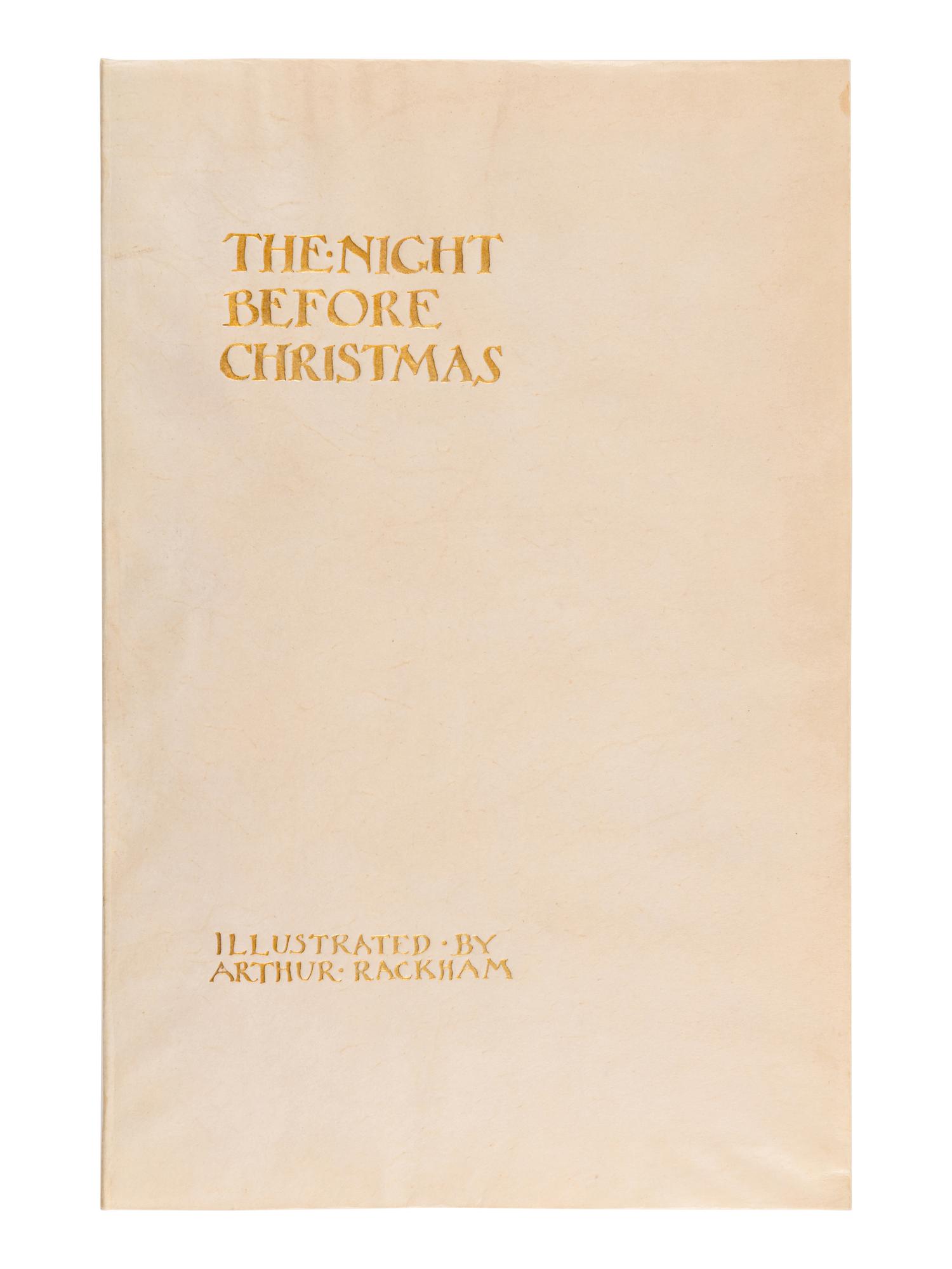 [RACKHAM, Arthur (1867-1939), illustrator]. MOORE, Clement C. (1779-1863). The Night Before Christmas. London: George C. Harrap & Co. Ltd., [1931].