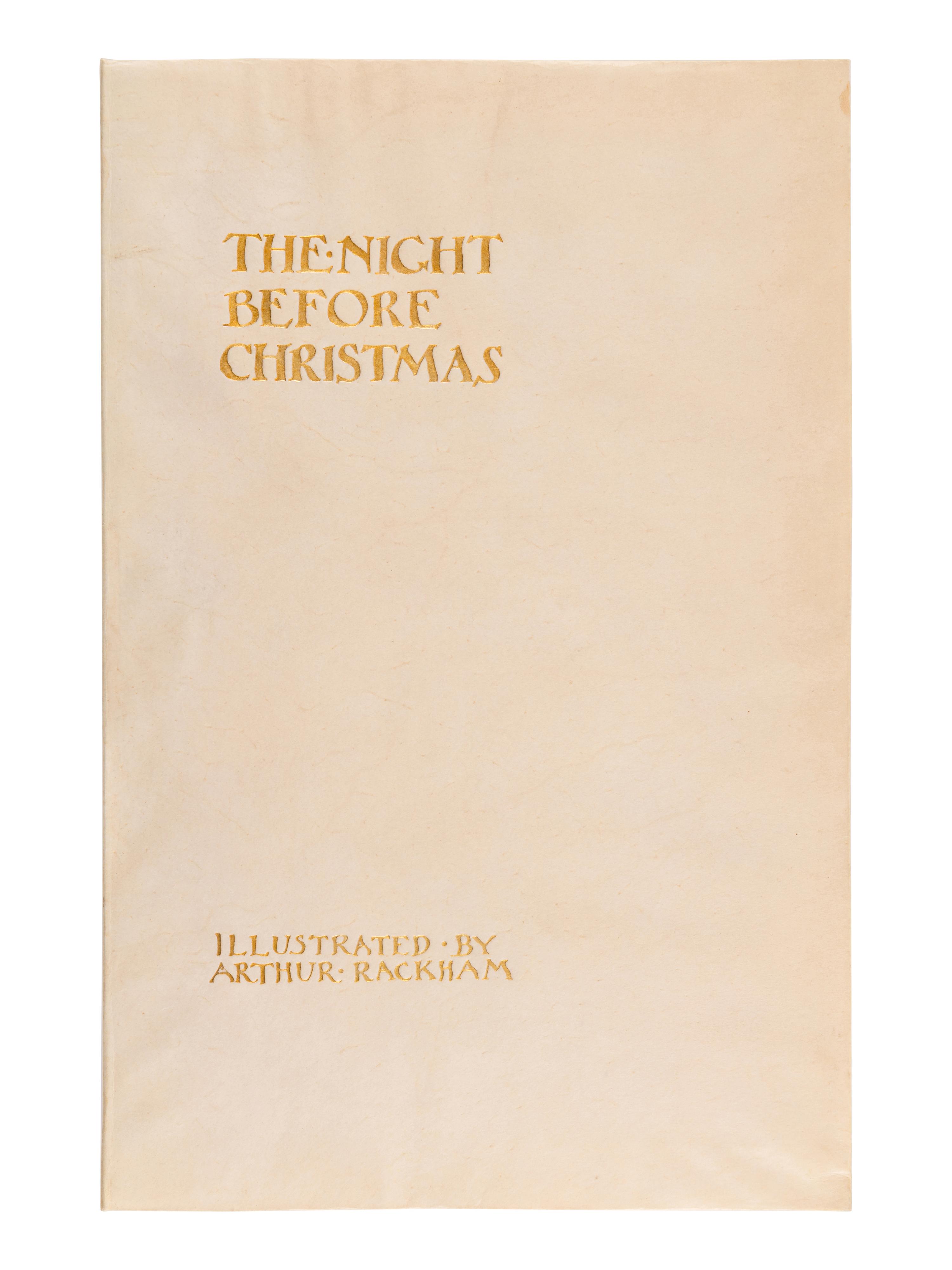 [RACKHAM, Arthur (1867-1939), illustrator]. MOORE, Clement C. (1779-1863). The Night Before Christmas. London: George C. Harrap & Co. Ltd., [1931].