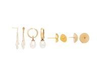 COLLECTION OF YELLOW GOLD EARRINGS