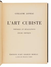 JANNEAU, Guillaume (1887-1981). L’Art Cubiste. Paris: Éditions D’Art Charles Moreau, 1929.