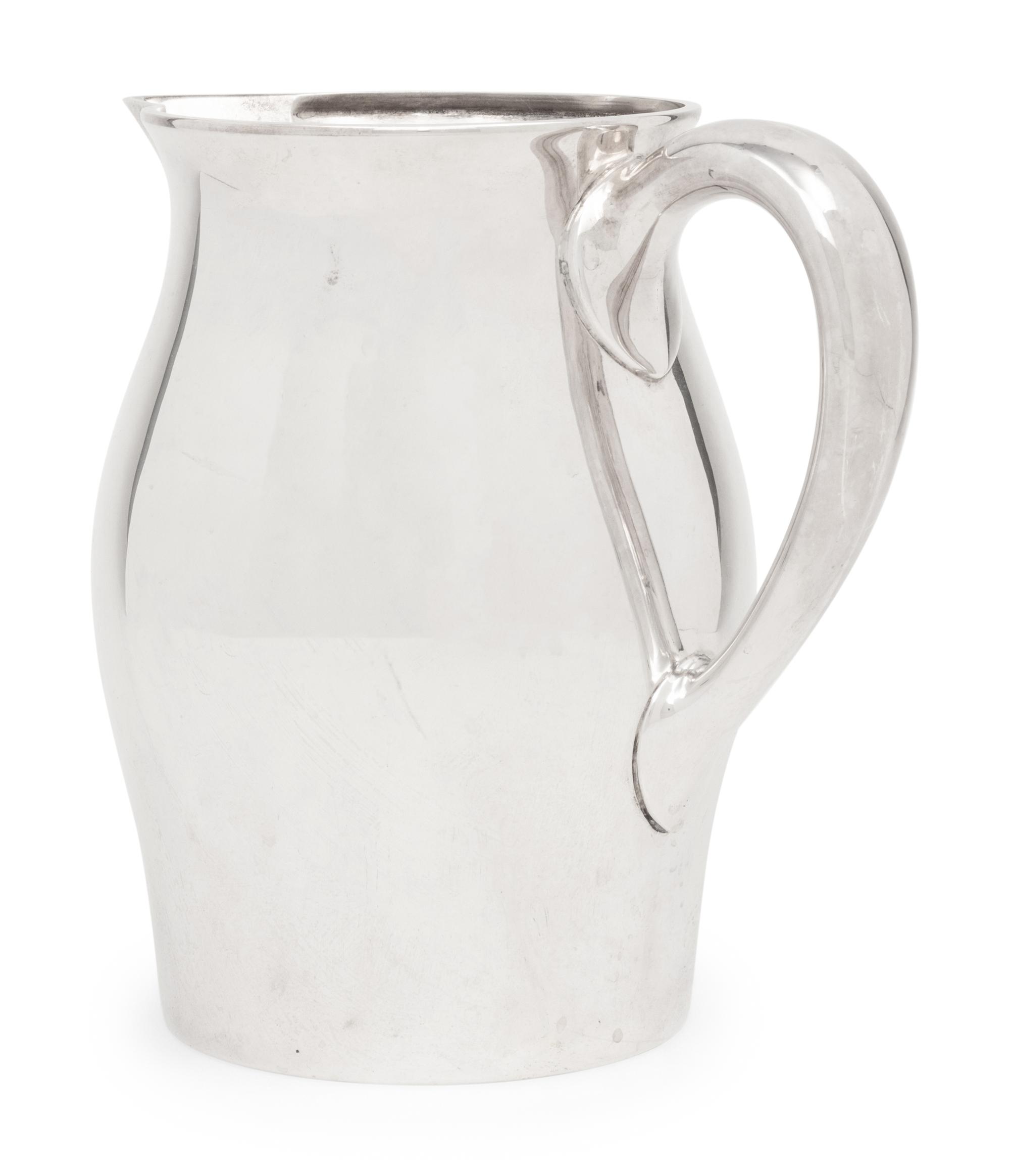 An American Silver Water Pitcher