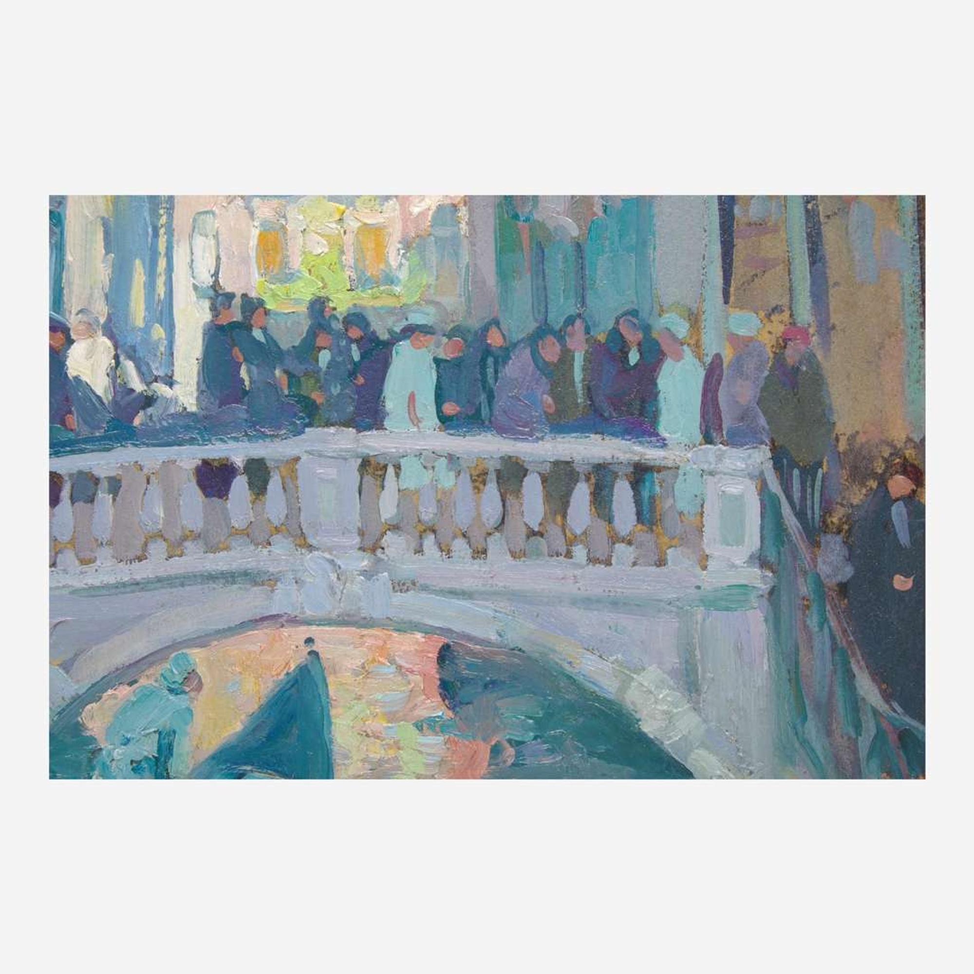 Jane Peterson (American, 1876–1965) Venetian Canal (Ponte dei Bareteri)