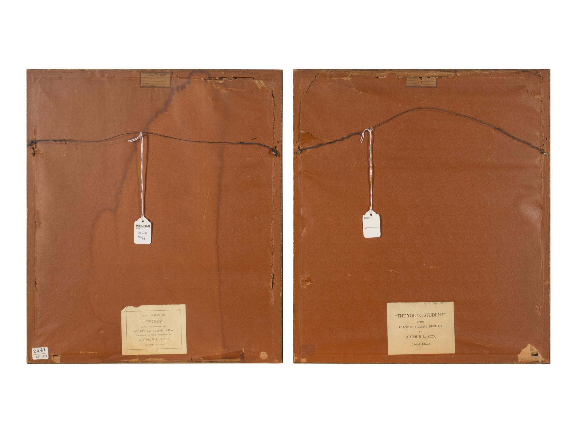 A Pair of English Mezzotints