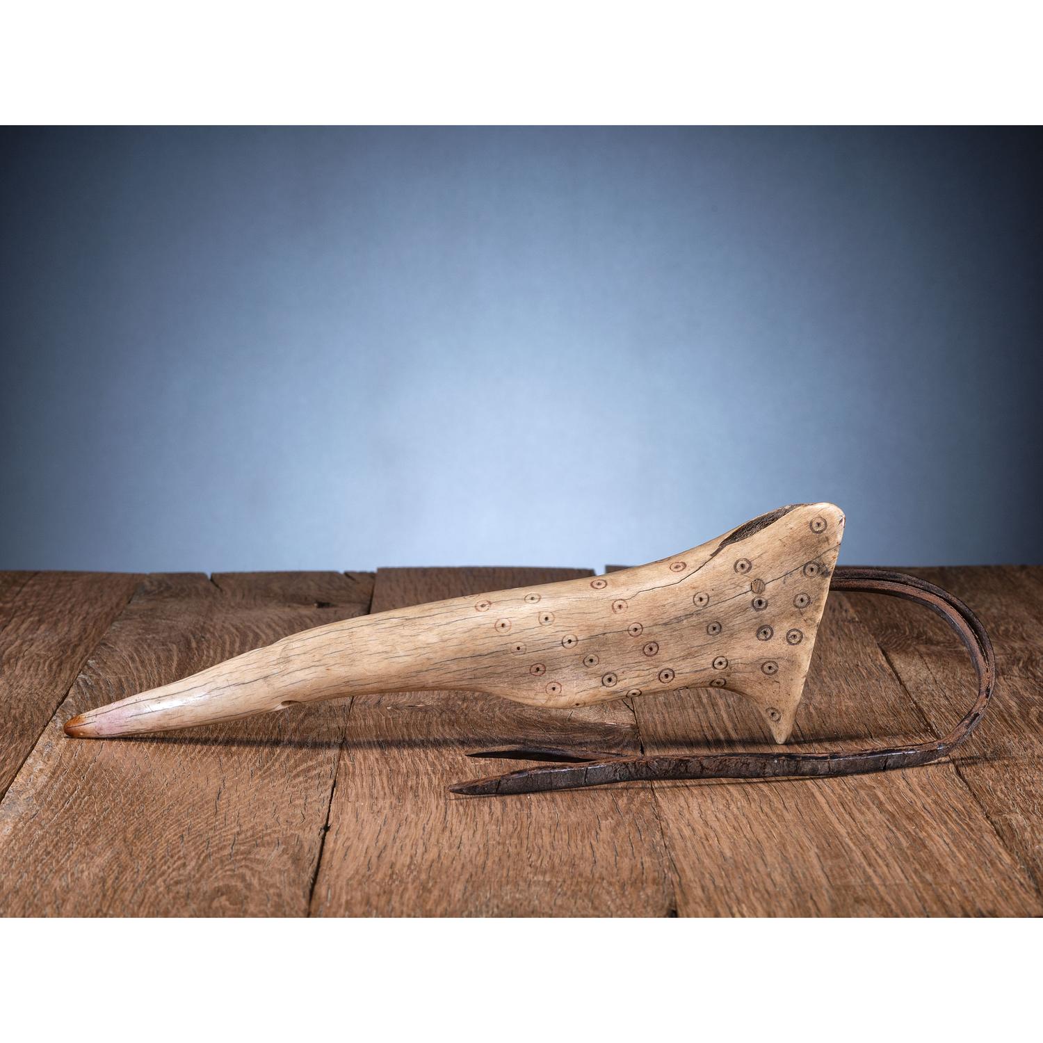Northern Plains Elk Antler Quirt