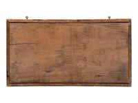 A Painted Wood Board and Lodging Sign