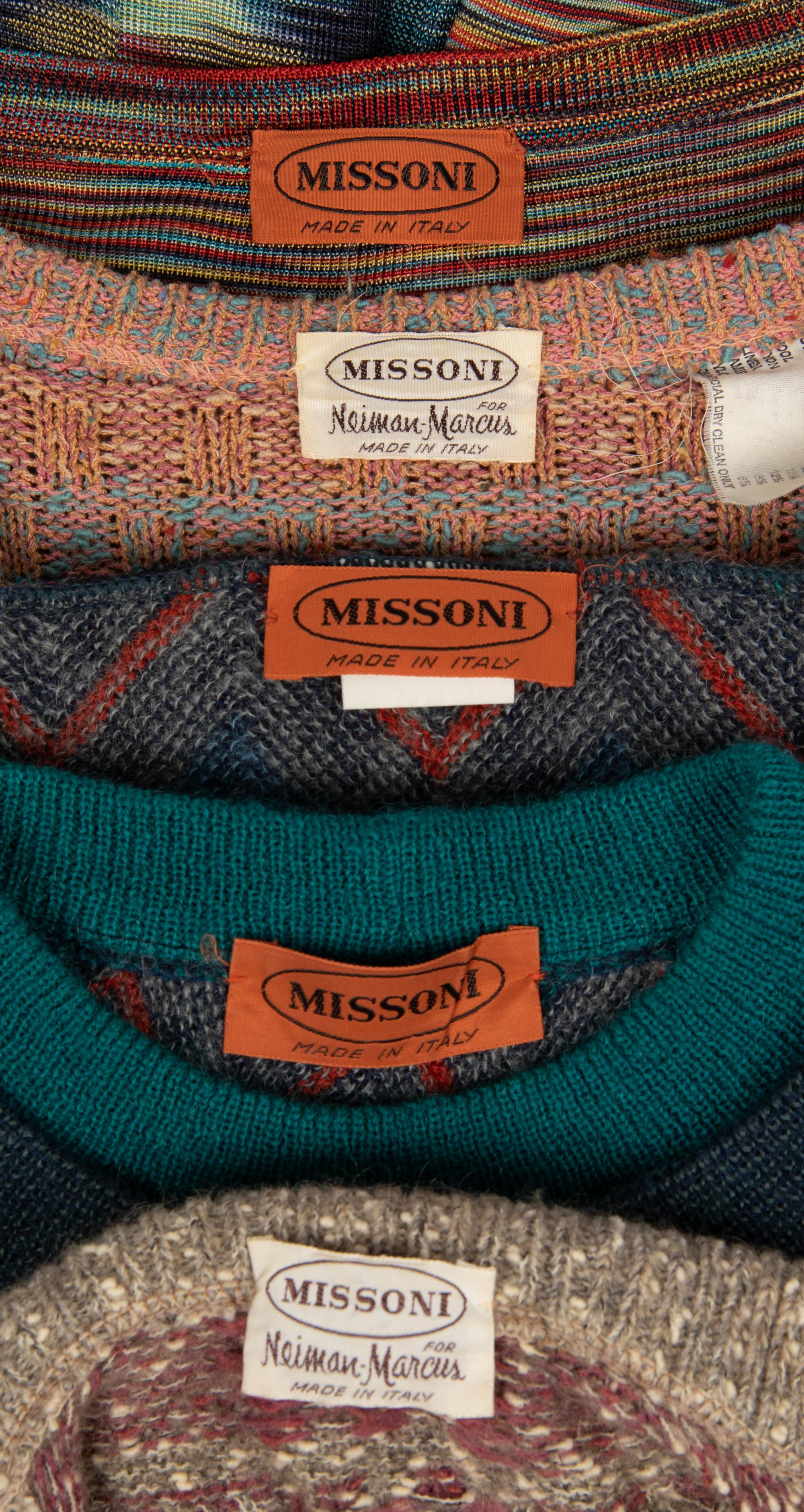 Four Missoni Knit Dresses, 1980-90s