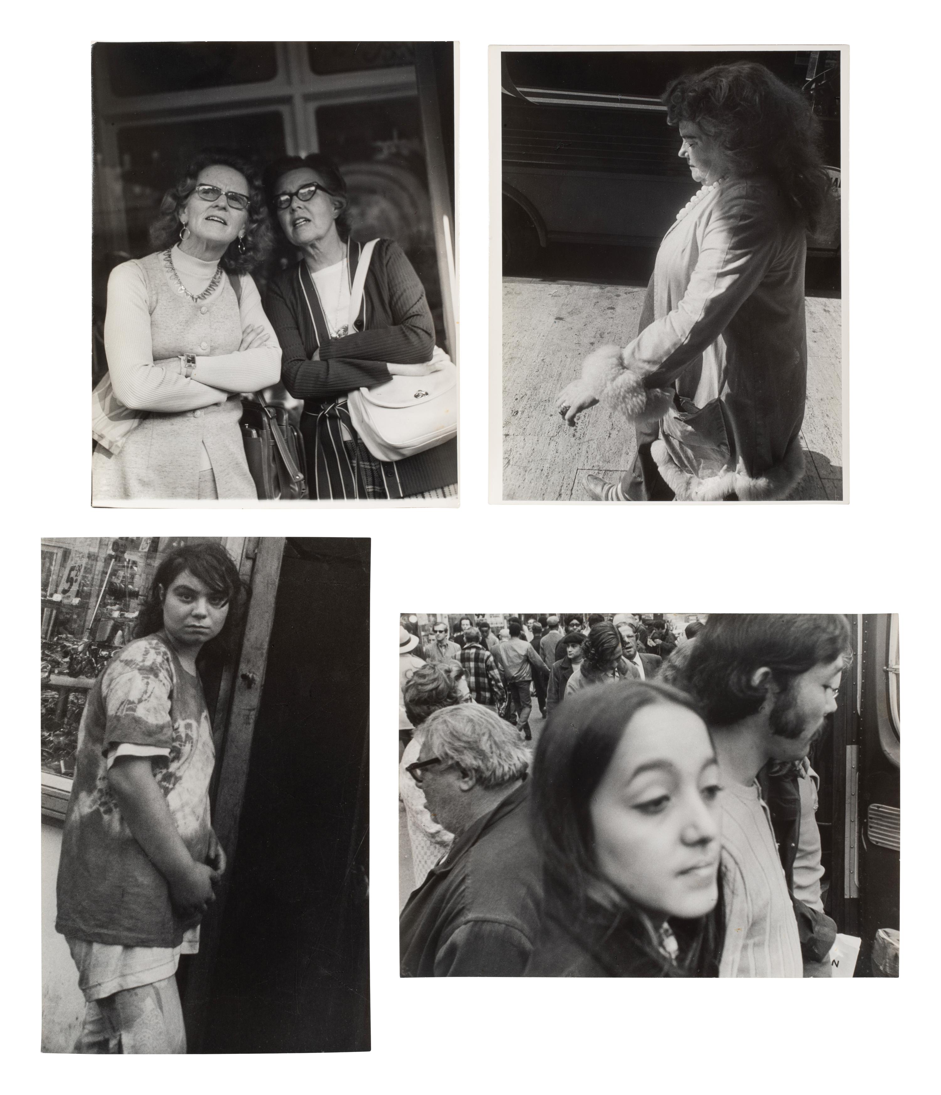 Leon Levinstein (American, 1913-1988) — Four Works from Street Scene