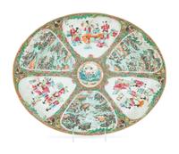 A Rose Medallion Porcelain Platter