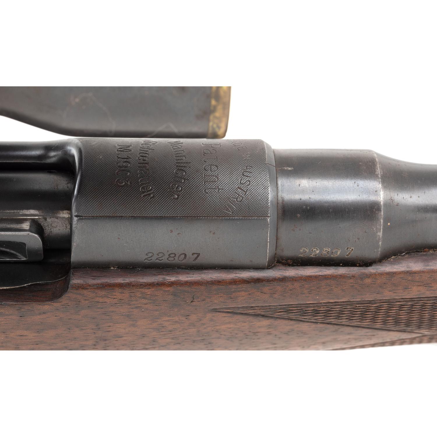 **Mannlicher Schoenauer Model 1903 Rifle with Vintage Kahless Scope