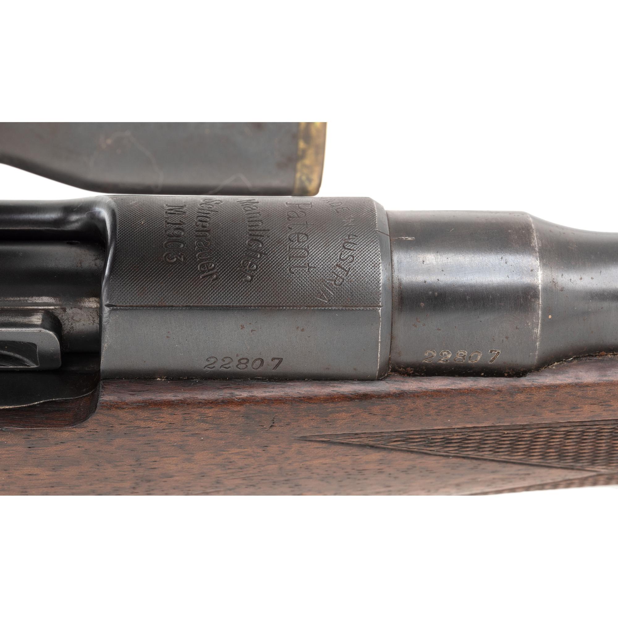 **Mannlicher Schoenauer Model 1903 Rifle with Vintage Kahless Scope