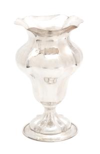 A German Silver Vase Height 8 3/4 inches. — 20TH CENTURY