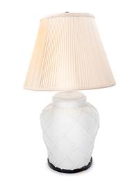 Three Glazed Ceramic Table Lamps