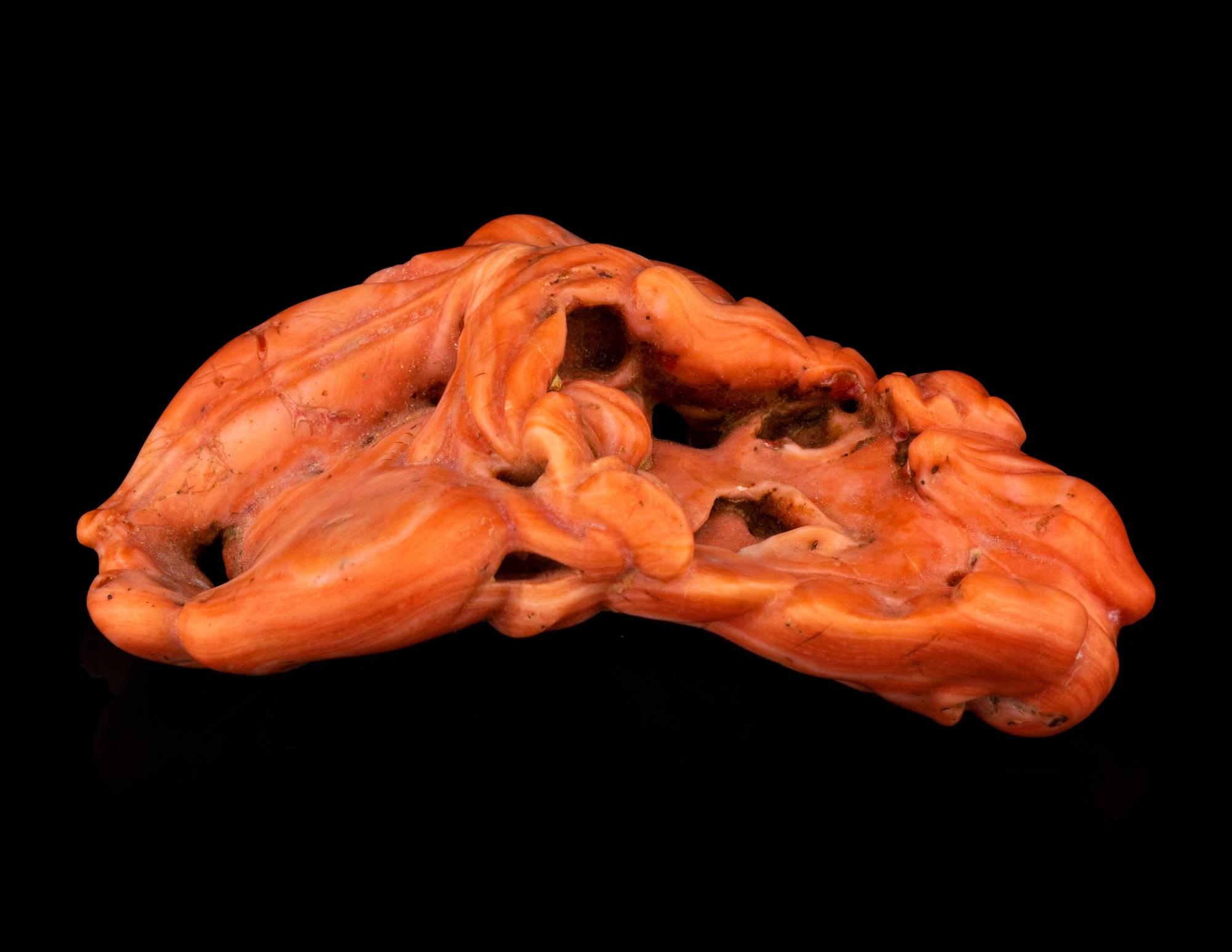 Two Chinese Coral Carvings