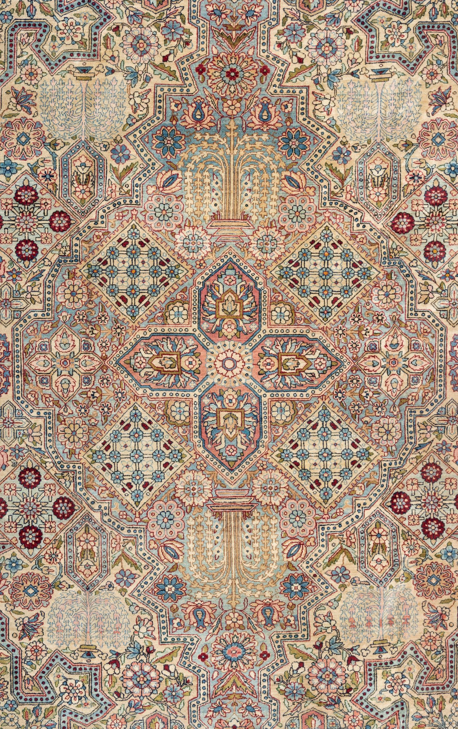A Kirman Wool Rug