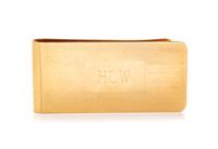 A 14 Karat Yellow Gold Money Clip,