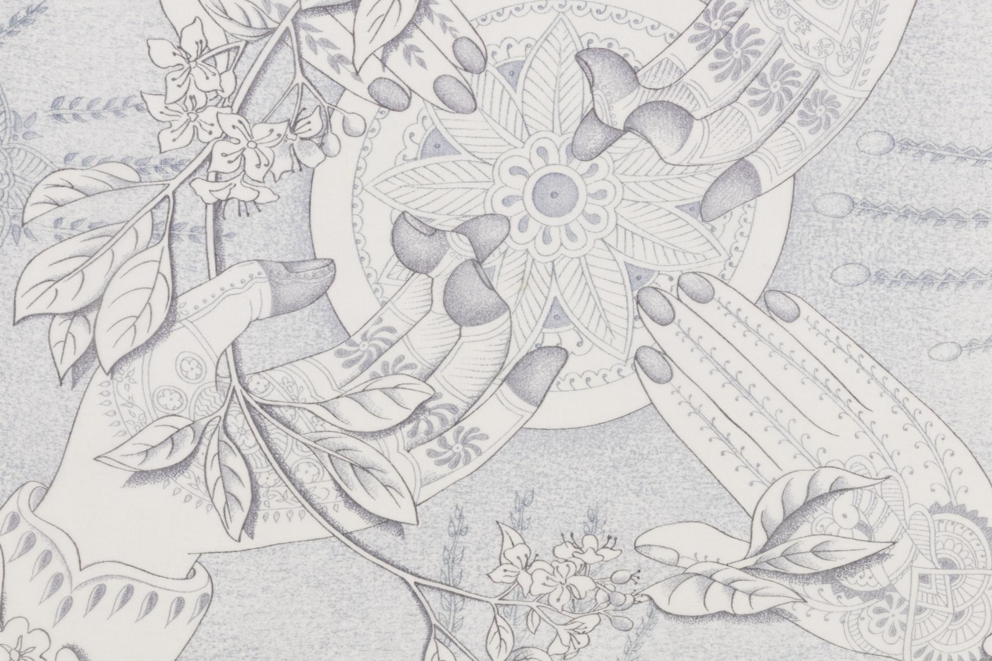 Four Hermès 90cm Silk Chiffon Scarves