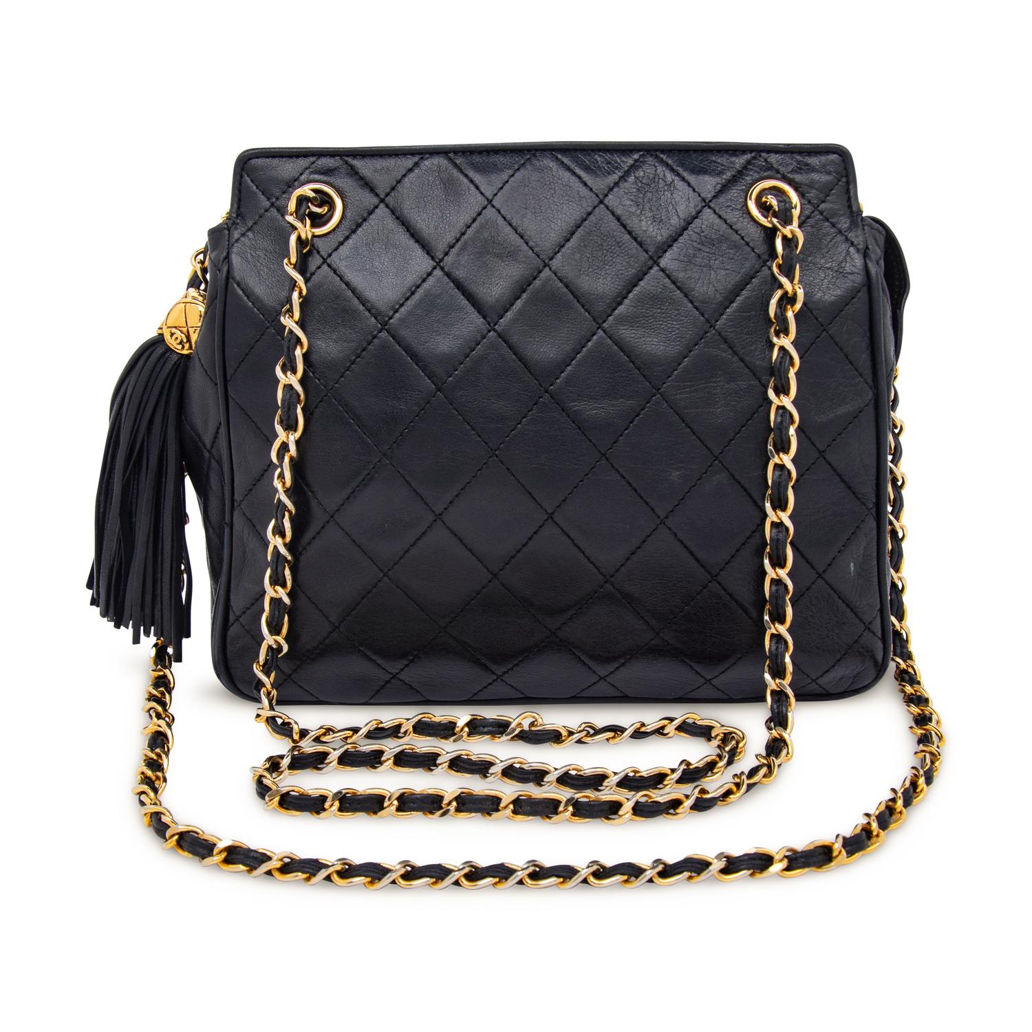 Chanel, Black Square Shoulder Bag