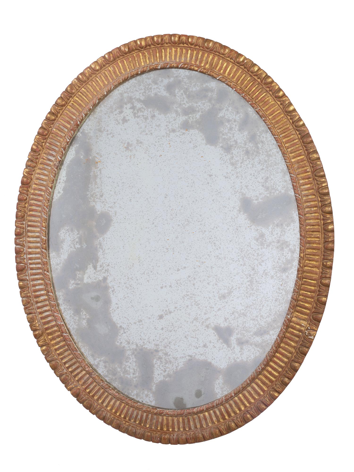 A French Carved Giltwood Mirror