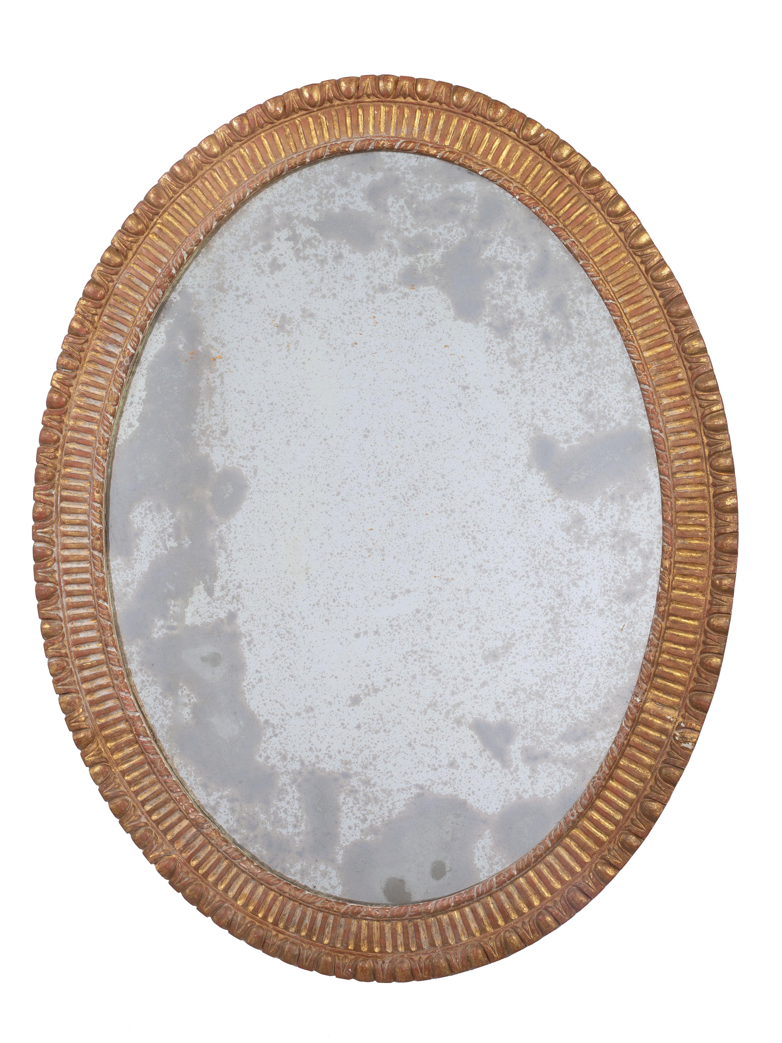A French Carved Giltwood Mirror