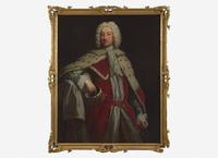 Portrait of a Marquess in Peer’s Robes, Holding a Coronet