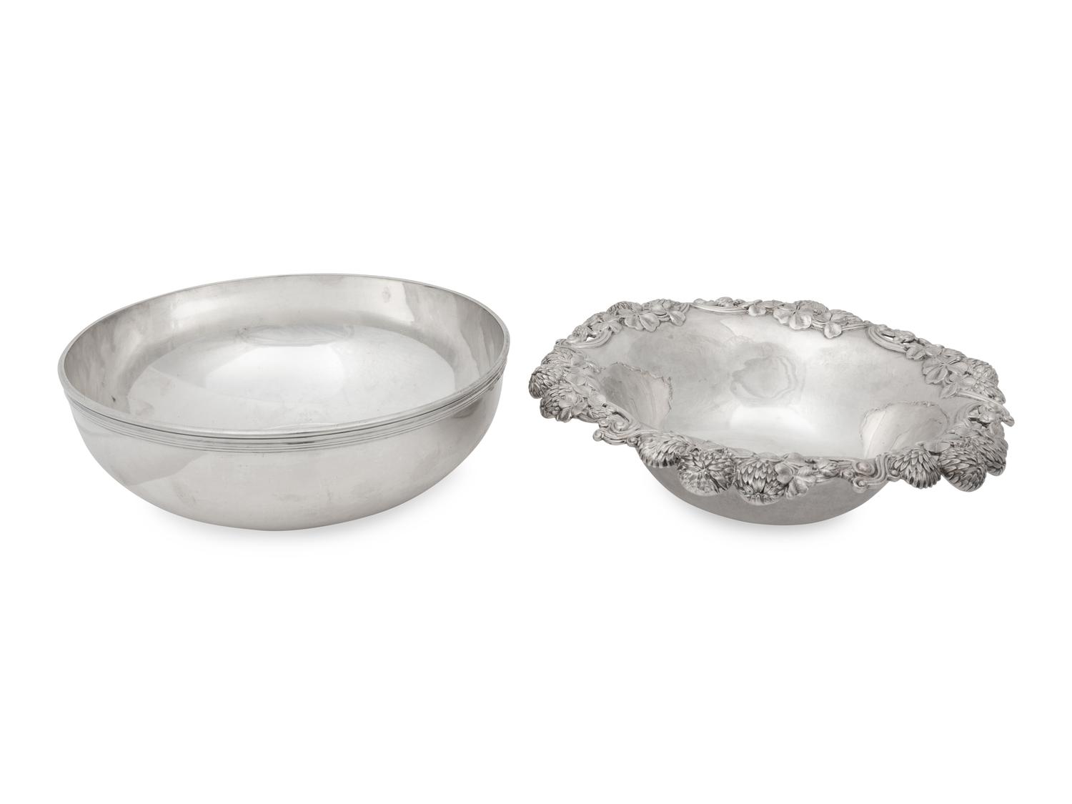 Two Tiffany and Co. Silver Bowls