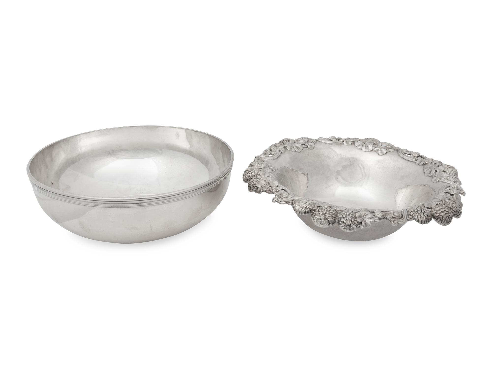Two Tiffany and Co. Silver Bowls