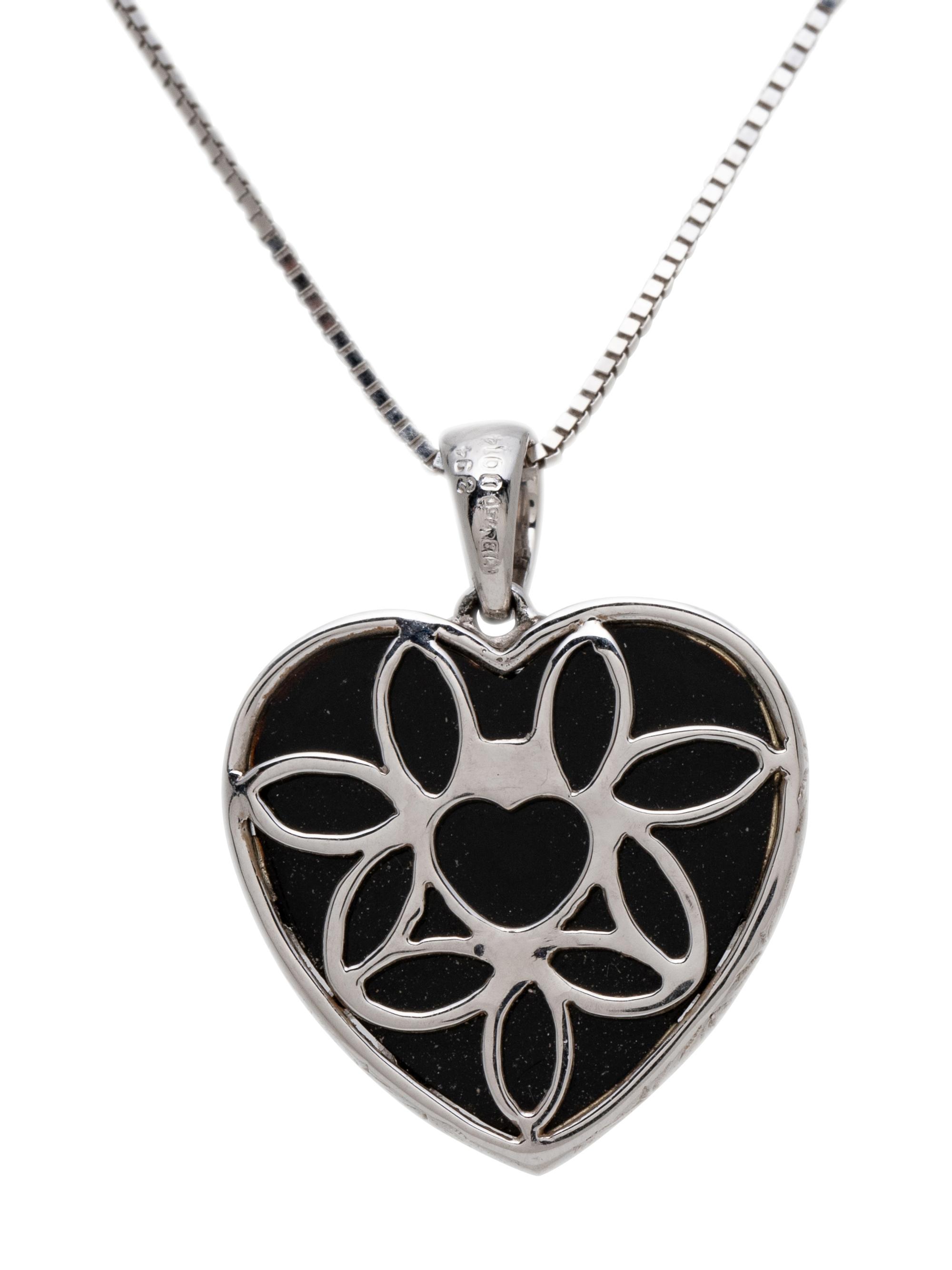 MORGANITE, DIAMOND AND ONYX PENDANT/NECKLACE