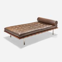 Ludwig Mies van der Rohe (German-American, 1886-1969) "Barcelona" Daybed, Knoll Associates, USA, designed 1928, the present lot 1960s