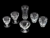 A Baccarat Glass Stemware Service