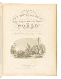 [MAPS & ATLASES]. MITCHELL, Samuel Augustus (1792-1868). A New Universal Atlas Containing Maps of the various Empires, Kingdoms, States and Republics of the World . Philadelphia: S. Augustus Mitchell, 1849.