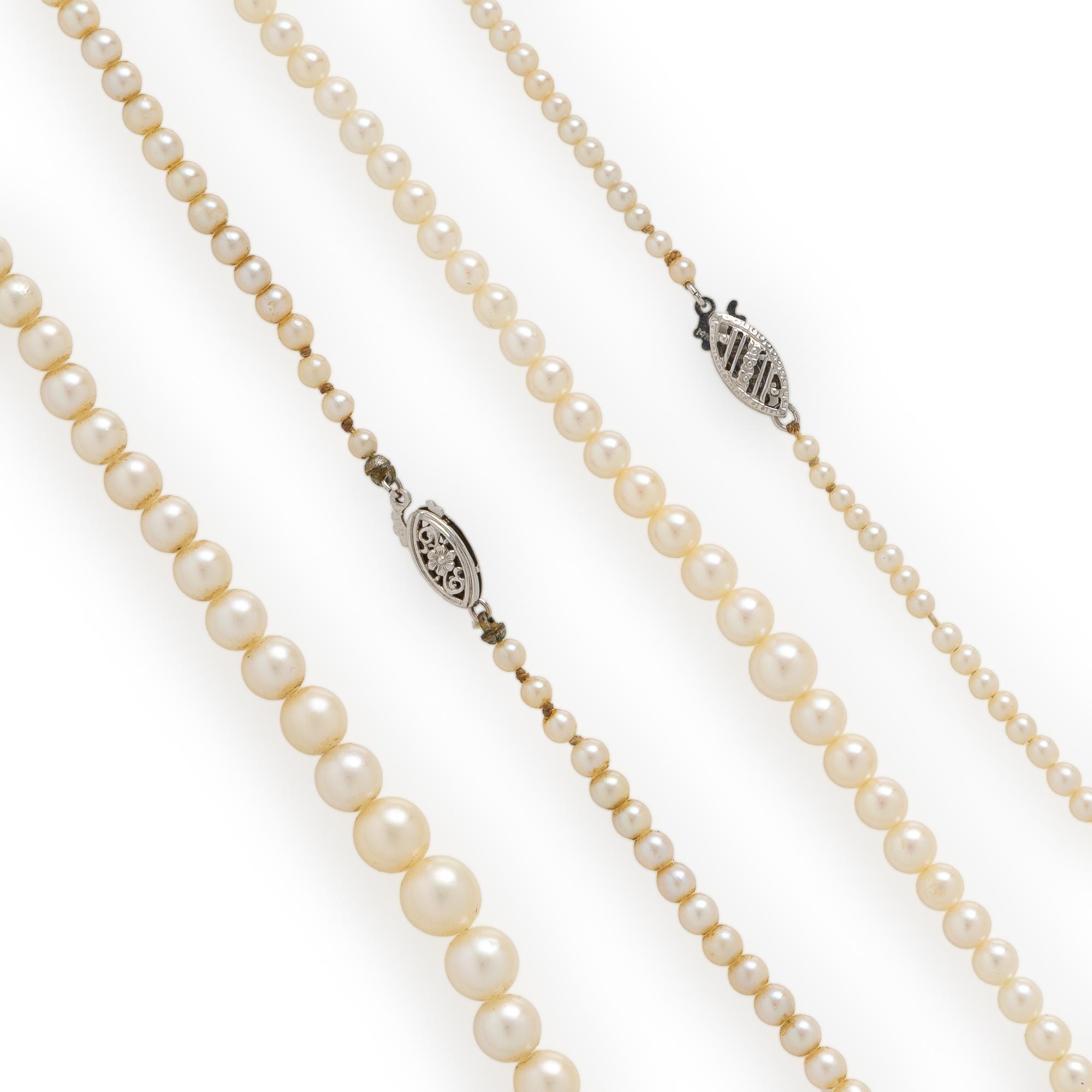 Two Cultured Pearl Necklaces