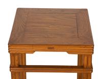 Two Chinese Hardwood Side Tables