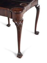 A George II Walnut Flip-Top Game Table
