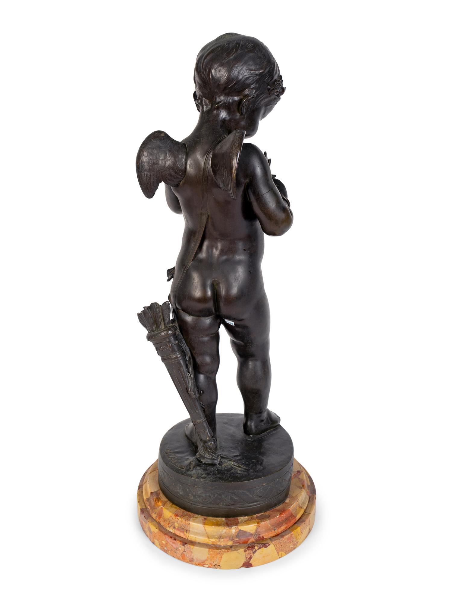 Amour aux papillons et a la rose — 19TH CENTURY