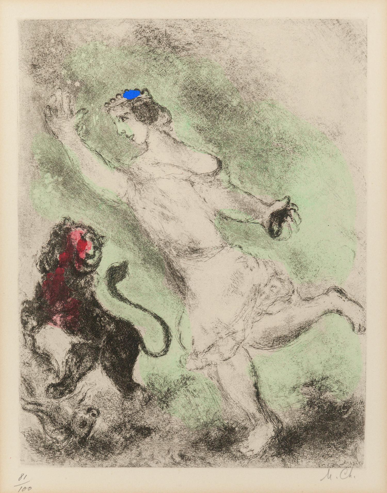 David and the Lion (from the Bible Series )