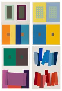 Interaction of Color (portfolio with complete text folder, bound text volume, and 80 color screenprints), 1973