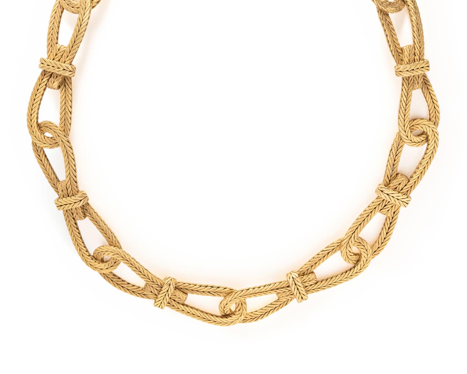 GIANMARIA BUCCELLATI, YELLOW GOLD NECKLACE