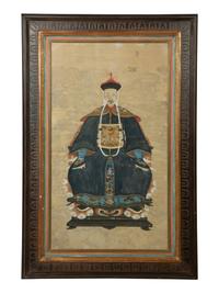 A Chinese Portrait of a Male Court Figure