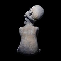 A Maya Seated Scribe