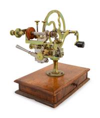 A Brass and Steel Watch Maker's Rounding Up Tool
