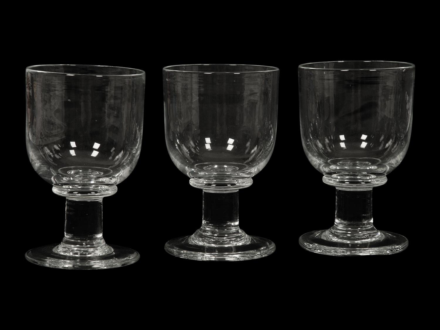 A Group of Simon Pearce Glass Stemware