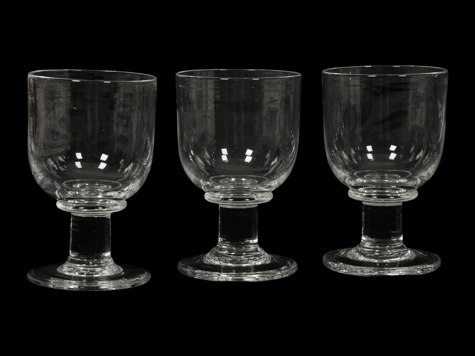 A Group of Simon Pearce Glass Stemware
