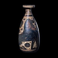 A Corinthian Black-Figured Alabastron
