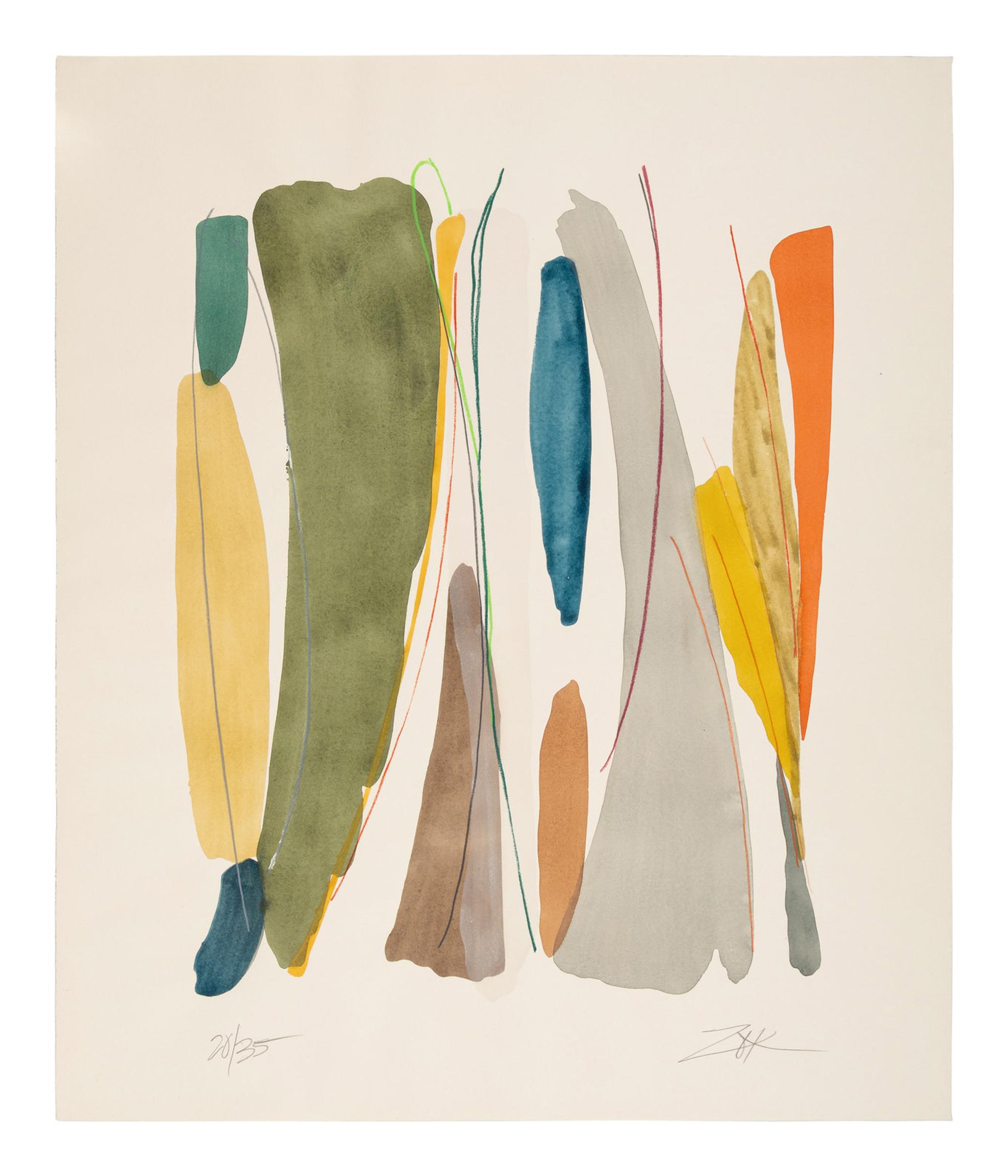 Prussian Blue and Untitled (Pink Abstract) (two works), 1978