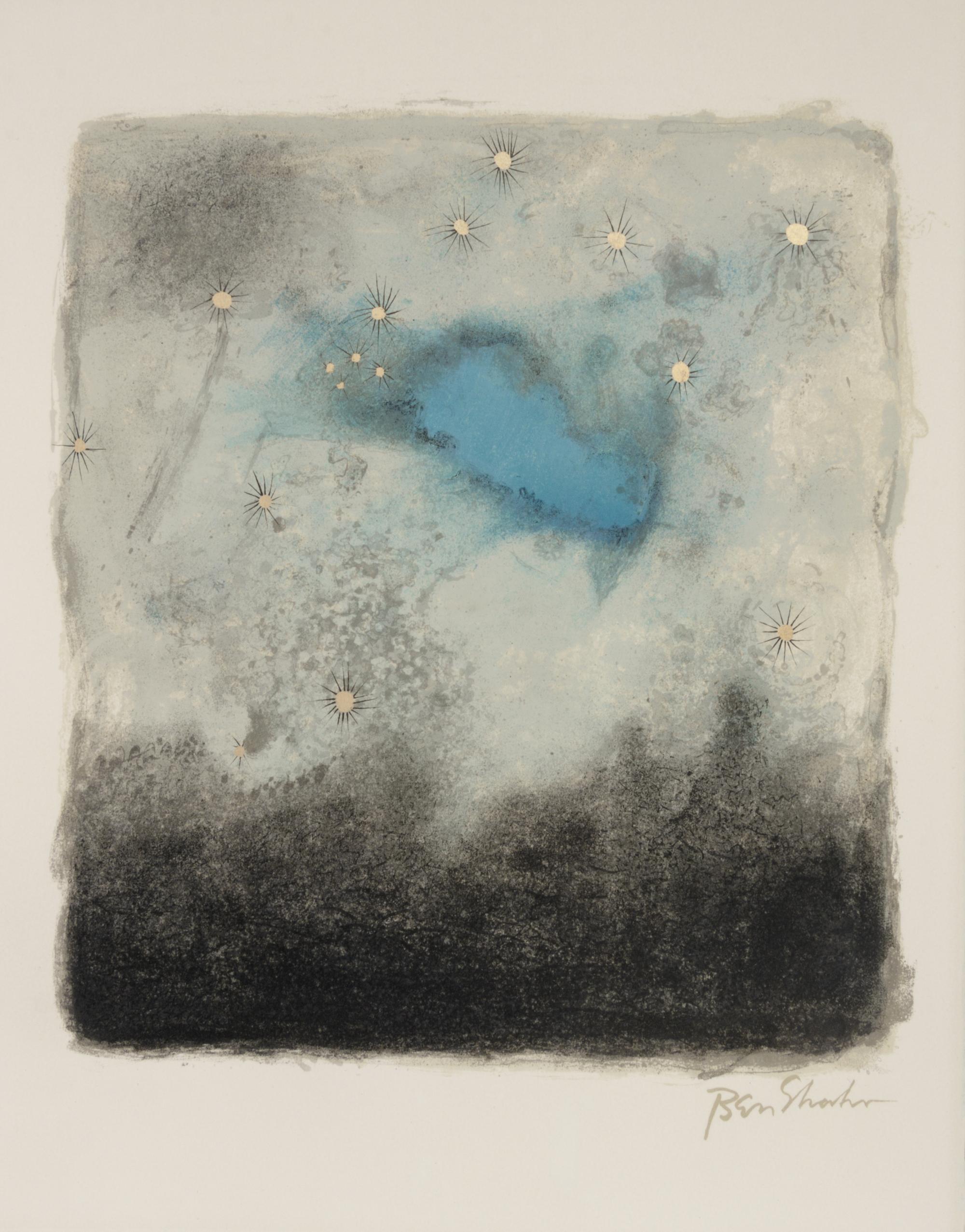 SHAHN, Ben (1898-1969), illustrator. -- RILKE, Rainer Maria (1875-1926). For the Sake of a Single Verse . New York: Atelier Mourlot, 1968.