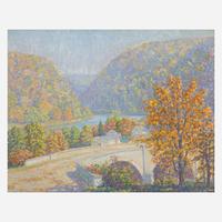 Samuel George Phillips (American, 1890–1965) Delaware Water Gap