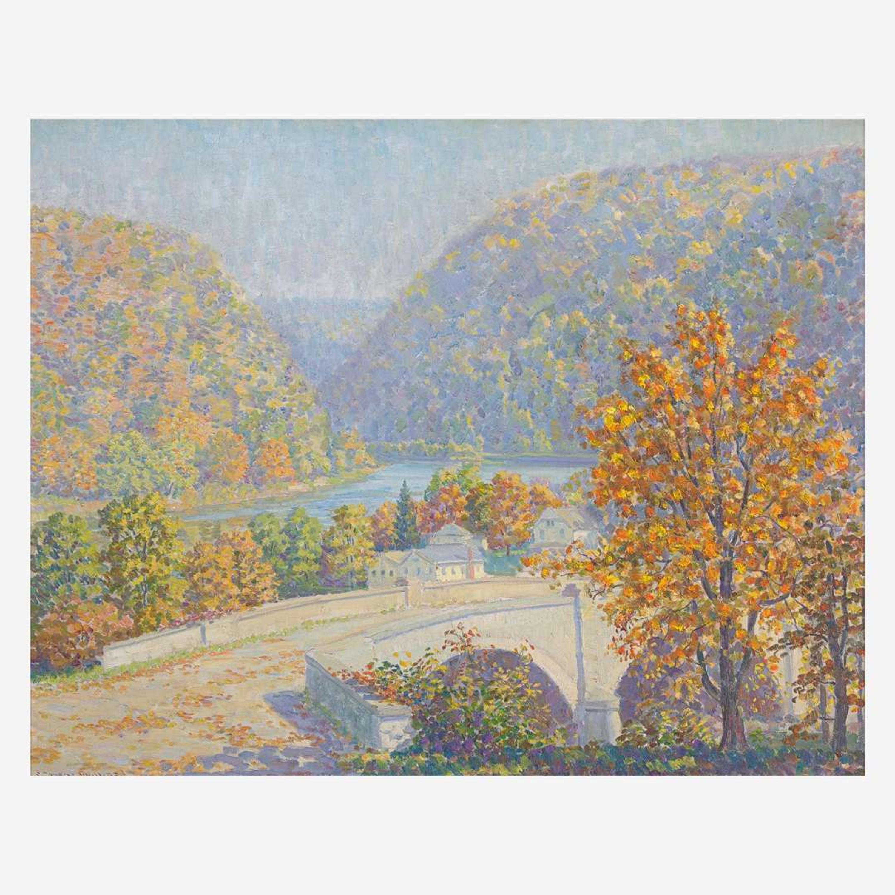 Samuel George Phillips (American, 1890–1965) Delaware Water Gap